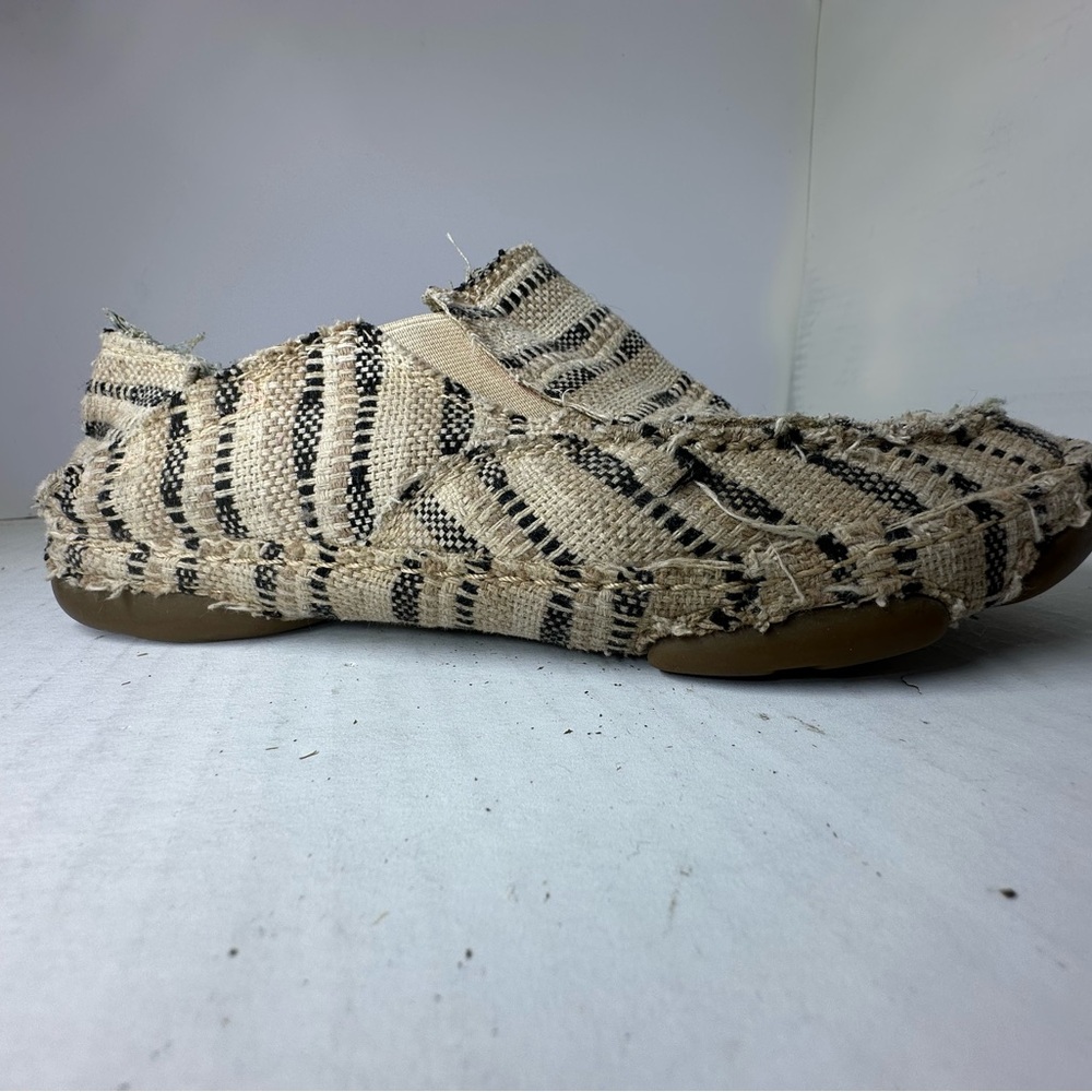 Tony Lama Lindale Wheat Tan and Black Distressed Canvas women’s size 7